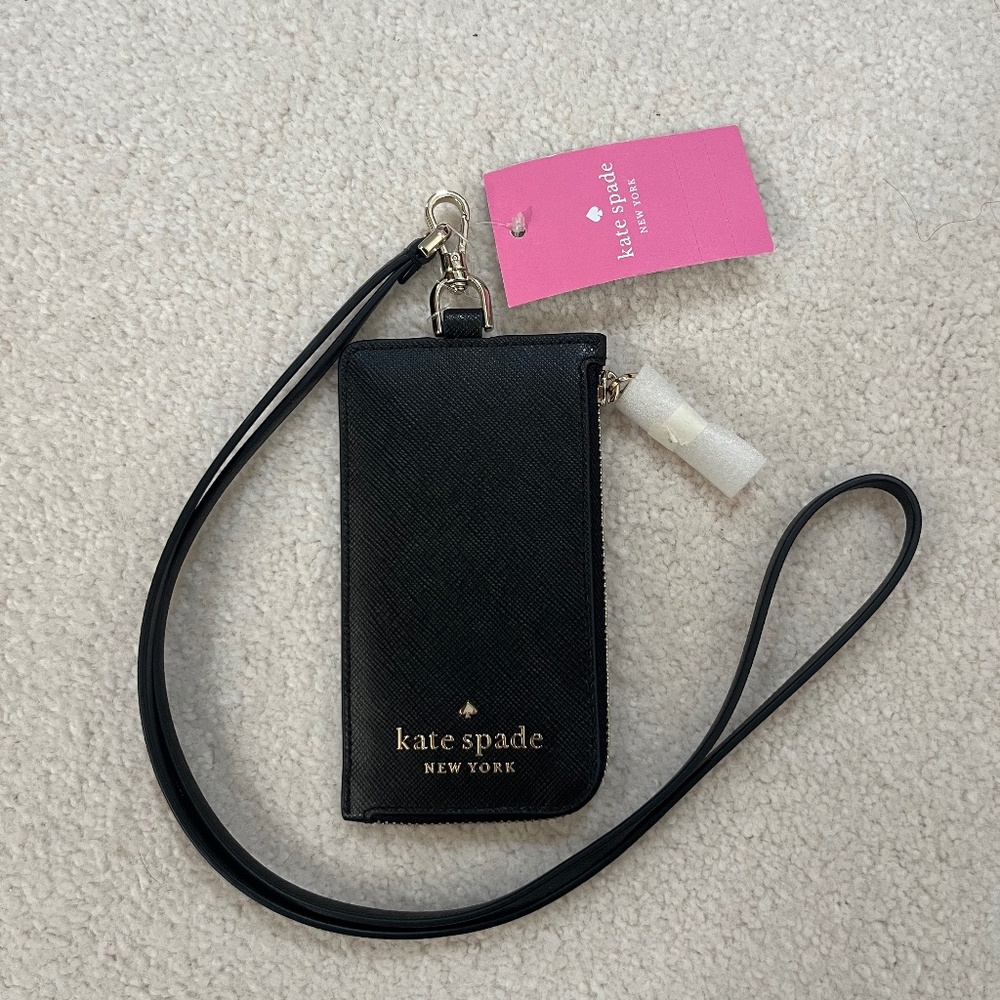Kate Spade card case lanyard
